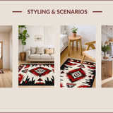Modern Southwestern Patterned Elegance(Red)