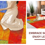 Bold Abstract Flowing Stripes(Red)