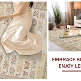 Artistic Natural Curved Motif(Beige)