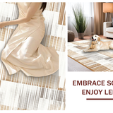 Ultra Soft Area Rug, Non Slip, Stain Resistant, Washable Area Rugs for Living Room, Bedroom, Fun Quirky Wildlife Pattern(Beige)