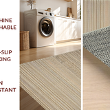 Ultra Soft Area Rug, Non Slip, Stain Resistant, Washable Area Rugs for Living Room, Bedroom, Modern Cozy Tanned Decor(Beige)