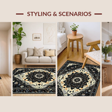 Contemporary Shag Tassel Accent(Black)