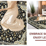 Timeless Vintage Ogee Patterned Charm(Black)