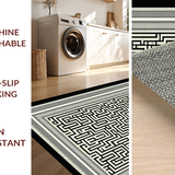 Chic Monochrome Tiled Aesthetic(Black)