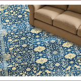 Chic Light Blue Intricate Design(Blue)