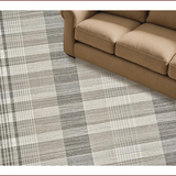 Ultra Soft Area Rug, Non Slip, Stain Resistant, Washable Area Rugs for Living Room, Bedroom, Rustic Textured Fringed Aesthetic(Gray)