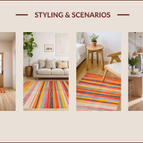 Chic Minimalist Rainbow Design(Orange)