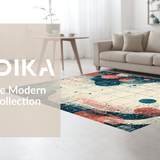 Ultra Soft Area Rug, Non Slip, Stain Resistant, Washable Area Rugs for Living Room, Bedroom, Sea Monster Nautical Area Rug - Marine Life Graphic Carpet(Gray)