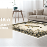 Ultra Soft Area Rug, Non Slip, Stain Resistant, Washable Area Rugs for Living Room, Bedroom, Wildlife Cheetah Animal Area Rug(Beige)