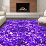 Ultra Soft Area Rug, Non Slip, Stain Resistant, Washable Area Rugs for Living Room, Bedroom, Delightful Soft Textured Furry Touch(Purple)