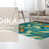 Contemporary Floral Abstract Aesthetic(Blue)