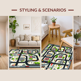 Urban Cityscape Play Mat(Black)