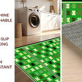 Lush Green Rustic Shamrock Aesthetic(Green)