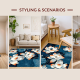 Bright Multicolor Leafy Composition(Blue)