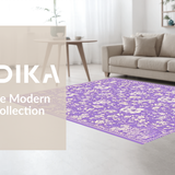 Ultra Soft Area Rug, Non Slip, Stain Resistant, Washable Area Rugs for Living Room, Bedroom, Elegant Plush Shaggy Home Vibe(Purple)