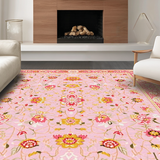 Vibrant Retro Botanical Design(Pink)