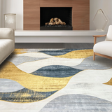 Elegant Textured Ogee Motif(Gold)