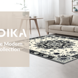 Luxurious Textured Ogee Patterning(Black)