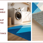 Ultra Soft Area Rug, Non Slip, Stain Resistant, Washable Area Rugs for Living Room, Bedroom, boys bedroom space rug(Blue) - ODIKA