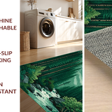 Lush Green Forest Ambiance(Green)