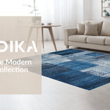 Lively Colorful Medley of Shapes(Blue)