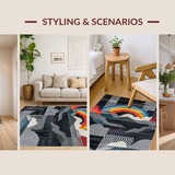 Chic Double Rainbow Contemporary Look(Gray)