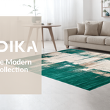 Chic Distressed Multicolor Visual(Green)