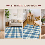 Classic Windowpane Chic Design(Beige)