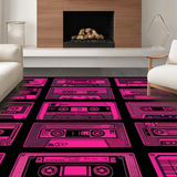 Whimsical Retro Sound Wave Style(Black)