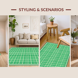 Elegant Dominique Green Tiled Motif(Green)
