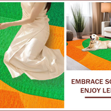 Ultra Soft Area Rug, Non Slip, Stain Resistant, Washable Area Rugs for Living Room, Bedroom, Vibrant Ombre Bedroom Nursery Non-Slip Area Carpet(Green)