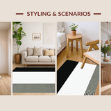 Chic Black and Beige Contrast(Black)