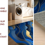 Contemporary Abstract Color Splash(Blue)