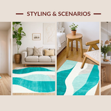 Luxe Fluid Abstract Wave(Blue)