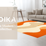 Artful Multicolor Geometric Expression(Orange)