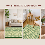 Cozy Natural Color Symmetric Style(Green)