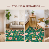Vibrant Whimsical Floral Aesthetic(Green)