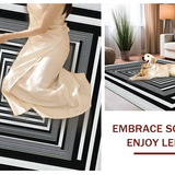 Luxe Optical Depth Illusion Motif(Black)