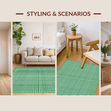 Earthy Tones Ogee Patterned Accent(Green)