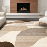 Trendy Warm Abstract Waves(Beige)