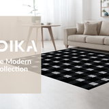 Vibrant Trellis Motif(Black)