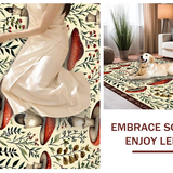 Contemporary Abstract Flora Theme(Beige)