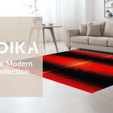 Contemporary Dynamic Lava Flow Art(Red)