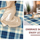 Elegant Tartan Lines and Shapes(Beige)