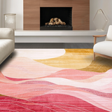 Modern Distressed Sunset Motif(Beige)