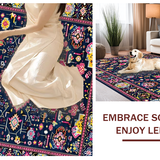 Sophisticated Oushak Inspired Aesthetic(Blue)