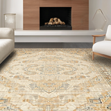 Chic Symmetrical Medallion Elements(Beige)