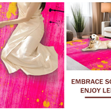 Chic Minimalist Abstract Color Play(Pink)