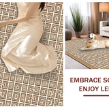 Chic Minimalist Lattice Arrangement(Beige)