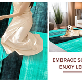 Contemporary Free form Abstract Aesthetic(Blue)